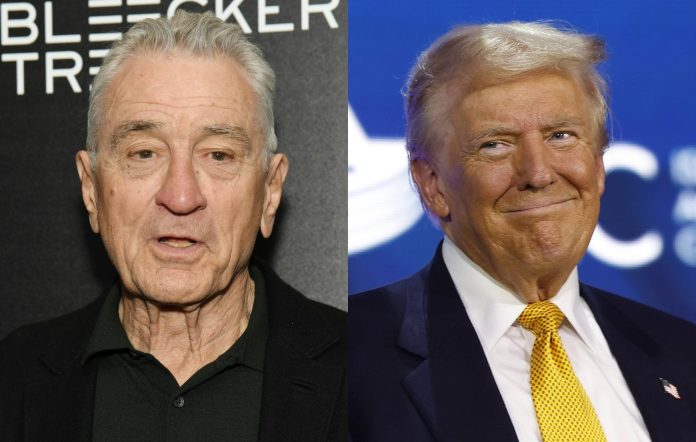 Robert De Niro and Donald Trump