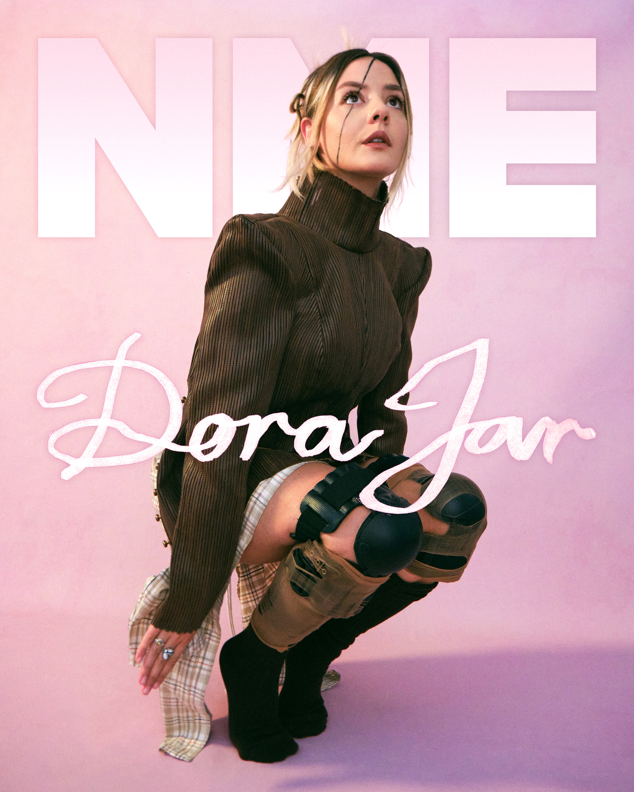 Dora Jar on The Cover of NME (2024), photo by Kristen Jan Wong