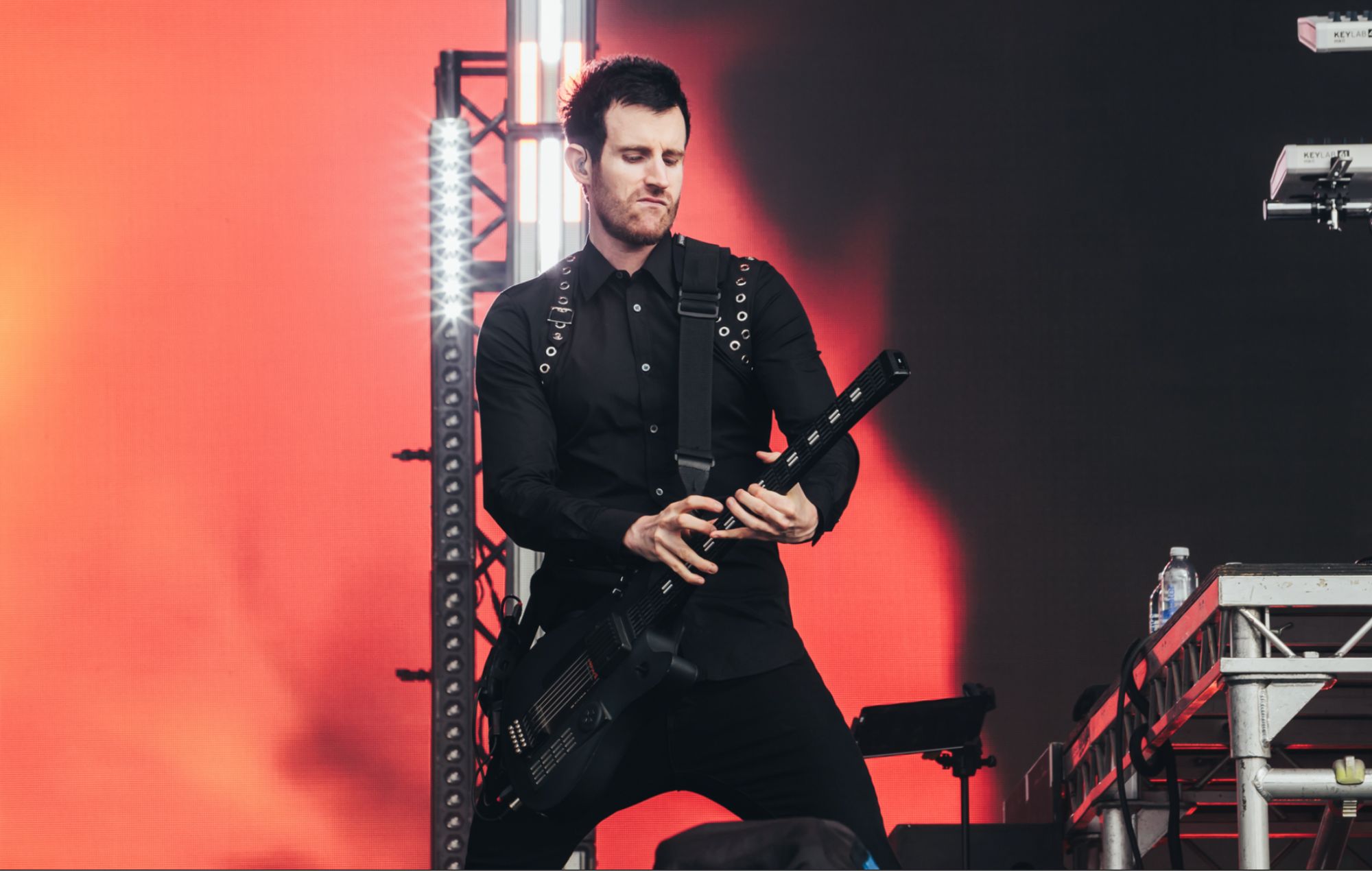 Pendulum perform live at Reading 2024. CREDIT: Andy Ford for NME